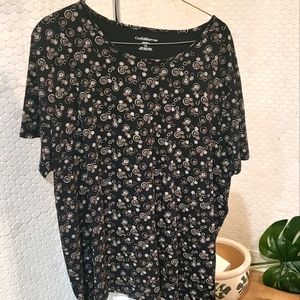 Croft & Barrow Pima cotton 1X tee